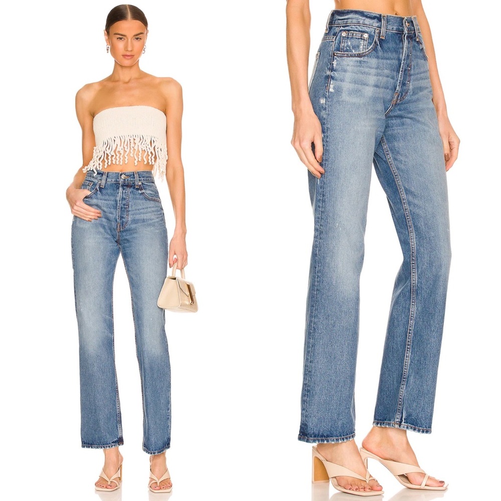 EB Denim High Rise Straight in Bonvi Size 32 - NWT